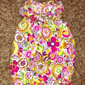 Vera Bradley floral baby girl romper.